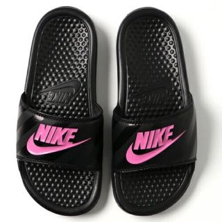 ナイキ(NIKE)の23.0㎝ 数量限定価格‼︎【新品・未使用】ナイキ ベナッシ ピンク×ブラック(サンダル)