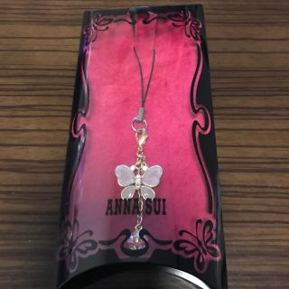 アナスイ(ANNA SUI)のアナスイ♡ビジューストラップ(ストラップ/イヤホンジャック)