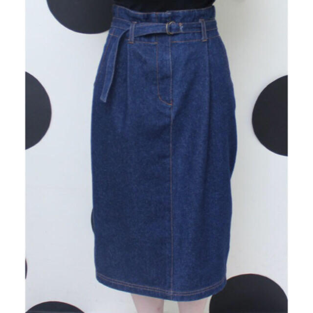Dot&Stripes CHILDWOMAN(ドットアンドストライプスチャイルドウーマン)のデニムタイトスカート レディースのスカート(ロングスカート)の商品写真