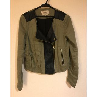 ザラ(ZARA)のZARA▼リネンライダース(ライダースジャケット)