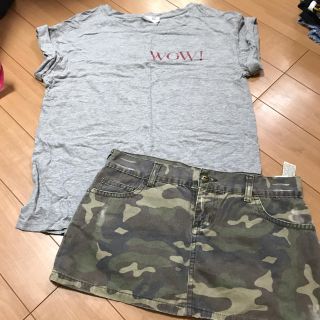 ザラ(ZARA)のZARA♡Tシャツ スカート セット S(セット/コーデ)