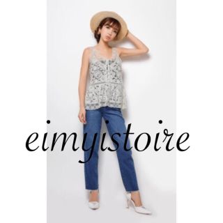 エイミーイストワール(eimy istoire)のeimyistoire 新品タグ付き♡元値8618円 lace tops ミント(タンクトップ)