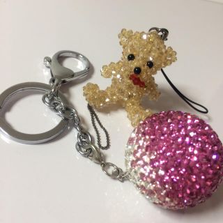 スワロフスキー(SWAROVSKI)のりゅう様専用【新品未使用】グラムベイビー☆くまさん&スワロボール送料込！ (その他)