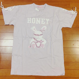 ハニーシナモン(Honey Cinnamon)のハニシナ 目隠しハニーTシャツ(Tシャツ(半袖/袖なし))