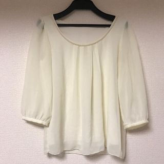 ミッシュマッシュ(MISCH MASCH)の新品 ミッシュマッシュ ブラウス パール オフホワイト (シャツ/ブラウス(長袖/七分))