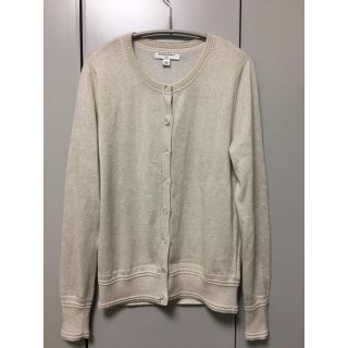 バナナリパブリック(Banana Republic)のBanana Republic シャンパンゴールドラメカーデ S(カーディガン)