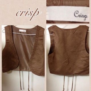 クリスプ(Crisp)のcrisp♡新品刺繍ベスト♡(ベスト/ジレ)