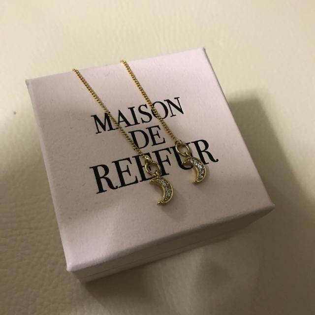 Maison de Reefur(メゾンドリーファー)の★MAISON DE REEFUR★ムーンチェーンピアス メンズのアクセサリー(ピアス(両耳用))の商品写真