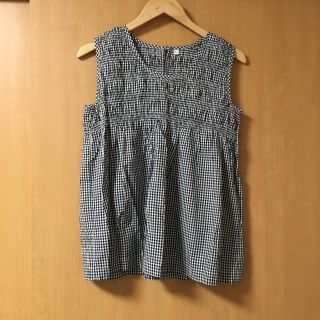 ムジルシリョウヒン(MUJI (無印良品))のMUJI ナチュラル ギンガムチェック チュニック(チュニック)