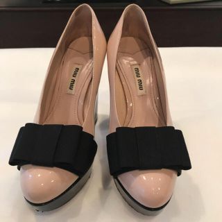 ミュウミュウ(miumiu)の☆お値下げしました☆miumiu ミュウミュウ パンプス(ハイヒール/パンプス)