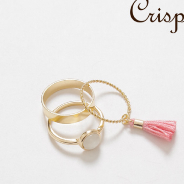 Crisp(クリスプ)のCrisp 3連リング レディースのアクセサリー(リング(指輪))の商品写真