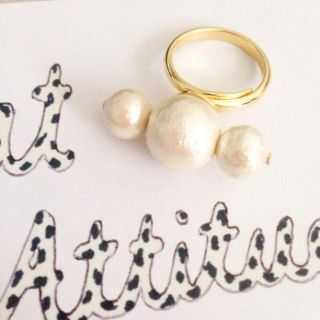 cottonpearl ring(リング(指輪))