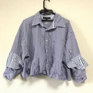 トミーヒルフィガー(TOMMY HILFIGER)のamatunal フリルブラウス(シャツ/ブラウス(長袖/七分))