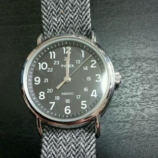 タイメックス(TIMEX)のﾀｲﾒｯｸｽ weekender ｽｴｰﾄﾞ素材(腕時計(アナログ))