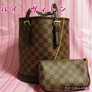 ルイヴィトン(LOUIS VUITTON)のルイ・ヴィトン バケツ型バッグ ダミエ(ショルダーバッグ)