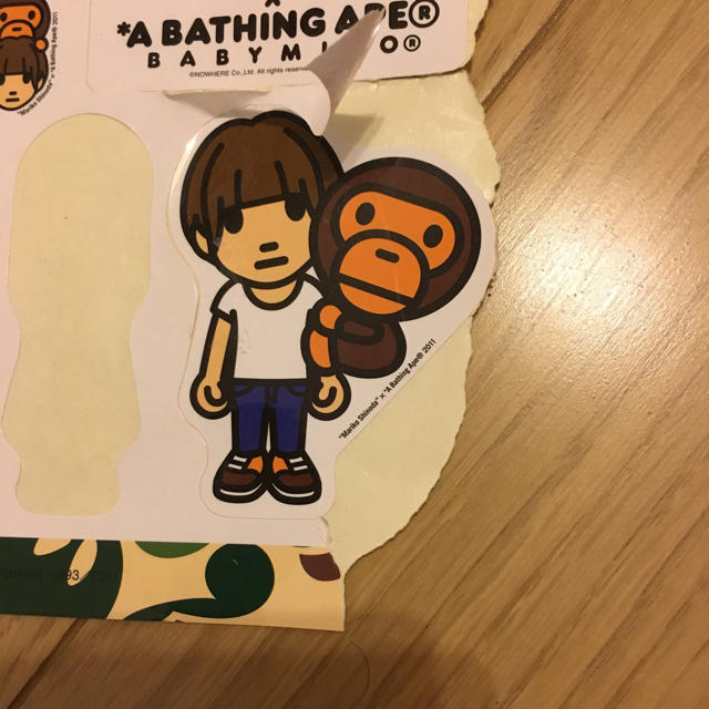 A BATHING APE(アベイシングエイプ)のエイプ ステッカー シール 篠田麻里子 その他のその他(その他)の商品写真