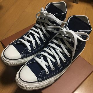 コンバース(CONVERSE)の値下げ可✨コンバース✨美品✨ALLSTAR100COLORS HI ネイビー(その他)