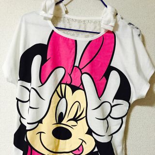 ディズニー(Disney)のミニーテーシャツ(Tシャツ(半袖/袖なし))