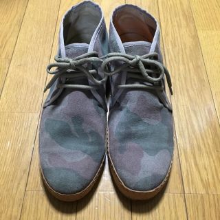 クラークス(Clarks)のZERO571 スエードシューズ 迷彩 CAMO 29cm(スリッポン/モカシン)