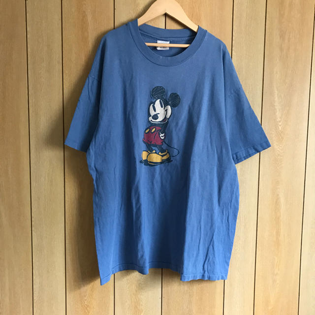 Disney(ディズニー)のUSA古着 BIGTシャツ（XL）ミッキー メンズのトップス(Tシャツ/カットソー(半袖/袖なし))の商品写真