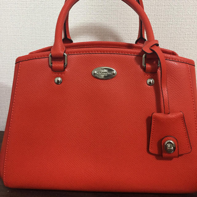 COACH コーチ ハンドバッグ　オレンジ