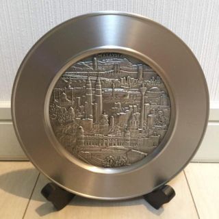 ロイヤルセランゴール ピューター マレーシア飾り皿 新品未使用 錫