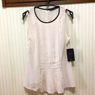 ザラ(ZARA)のZARAプリーツブラウス新品(シャツ/ブラウス(半袖/袖なし))