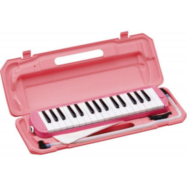 【人気商品】鍵盤ハーモニカ (メロディーピアノ) ピンク 楽器の鍵盤楽器(その他)の商品写真