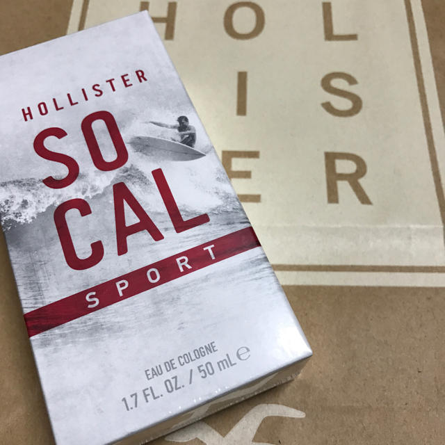 Hollister(ホリスター)の新品未使用 50ml ホリスター 香水 SOCAL SPORT  コスメ/美容の香水(香水(男性用))の商品写真