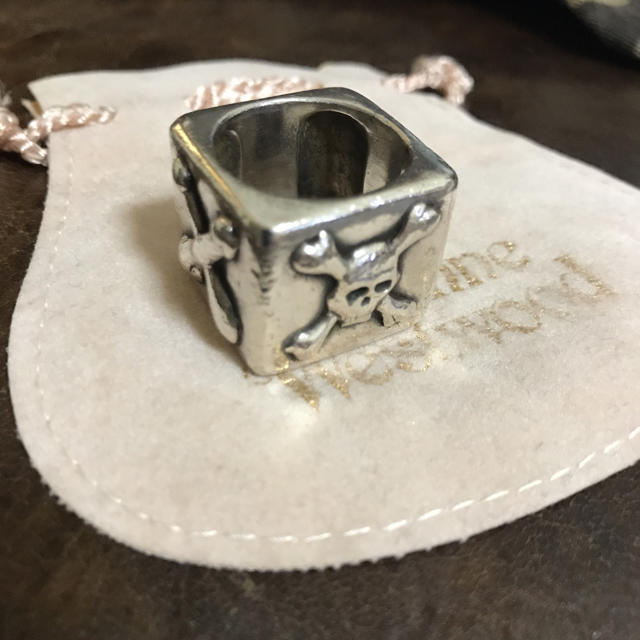Vivienne Westwood/ヴィヴィアン シルバー スクエアリング 指輪 Vivienne Westwood/ヴィヴィアン シルバー スクエアリング 指輪
