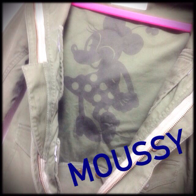 moussy(マウジー)のMOUSSY♡ミニーちゃんコラボ レディースのジャケット/アウター(ミリタリージャケット)の商品写真