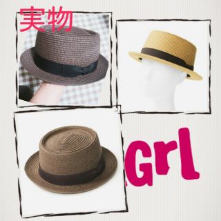 グレイル(GRL)のGRLカンカン帽(ハット)