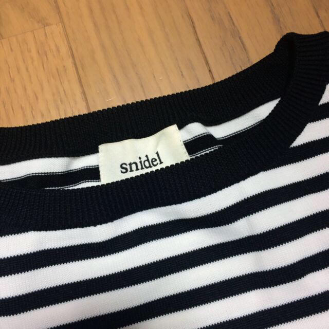 SNIDEL(スナイデル)のりな様専用♡ボーダーショートトップス レディースのトップス(Tシャツ(長袖/七分))の商品写真