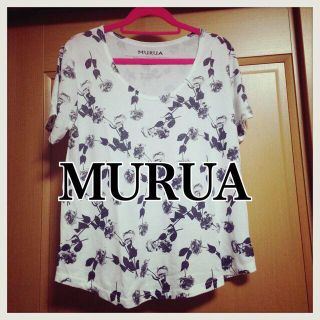 ムルーア(MURUA)のMURUA♡花柄T(Tシャツ(半袖/袖なし))