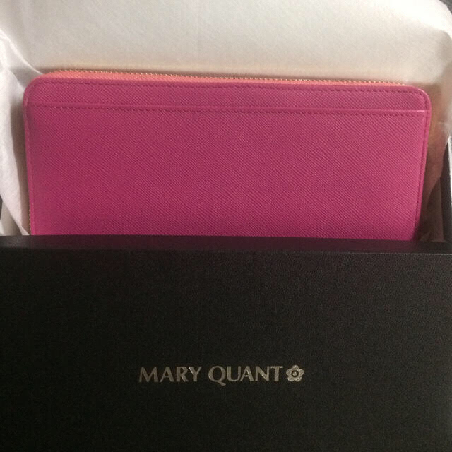 MARY QUANT(マリークワント)のSale❣️【新品タグ付】マリークワント💕牛革 箱入り長財布 パース レディースのファッション小物(財布)の商品写真