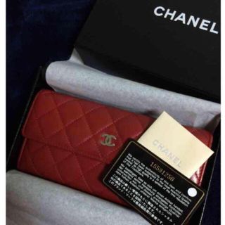 シャネル(CHANEL)の＊＊〇〇堂様専用＊＊正規品☆本物☆CHANELマトラッセ長財布ラムスキン☆(財布)