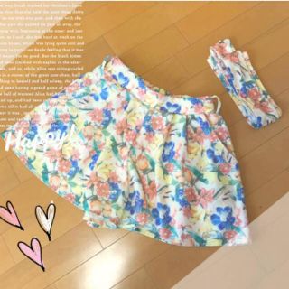 イング(INGNI)の♡イング 花柄リボン付きキュロット♡(キュロット)