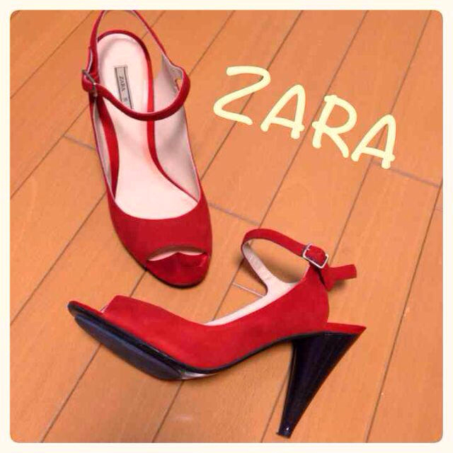 ZARA(ザラ)のZARA♡レッドヒール レディースの靴/シューズ(ハイヒール/パンプス)の商品写真