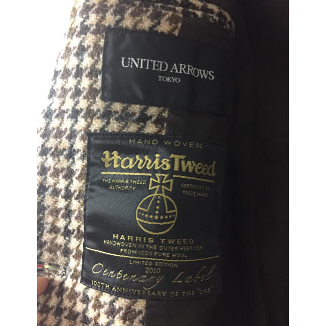 Harris Tweed(ハリスツイード)の新品タグ付☆ハリスツイード ユナイテッドアローズ 別注 ジャケット レディースのジャケット/アウター(テーラードジャケット)の商品写真