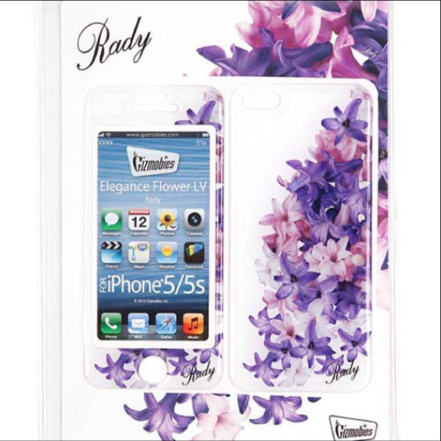 Rady(レディー)のぱる 様.専用出品✩Rady♡エレガンスフラワー.iPhone5.プロテクター スマホ/家電/カメラのスマホアクセサリー(モバイルケース/カバー)の商品写真