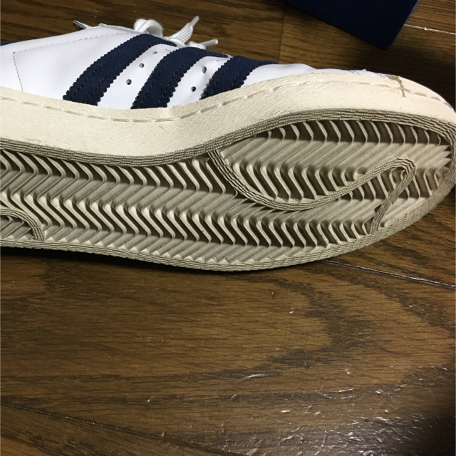 adidas(アディダス)の【adidas スーパースター80S ac    白/紺   25.0cm】 レディースの靴/シューズ(スニーカー)の商品写真