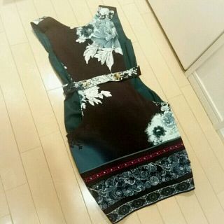 タダシショウジ(TADASHI SHOJI)の一度着★ロベルトカヴァリ★ ワンピース(ひざ丈ワンピース)