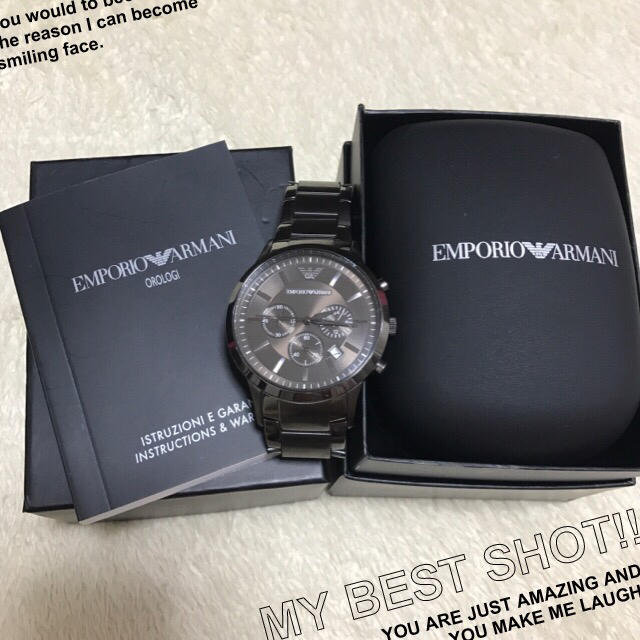 Emporio Armani(エンポリオアルマーニ)のARMANI 腕時計♡ メンズの時計(腕時計(アナログ))の商品写真