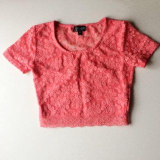 トップショップ(TOPSHOP)のTOPSHOPショート丈トップス(Tシャツ(半袖/袖なし))