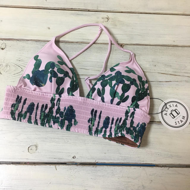 新品 alexiastam アリシアスタン M 水着 ビキニ サボテン ピンク
