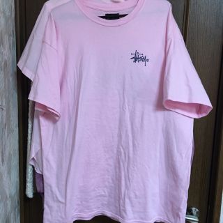 ステューシー(STUSSY)のステューシー ピンク Tシャツ(Tシャツ(半袖/袖なし))