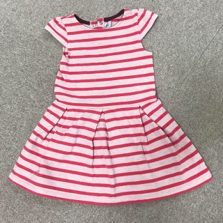 プチバトー(PETIT BATEAU)のプチバトーボーダーワンピース(ワンピース)