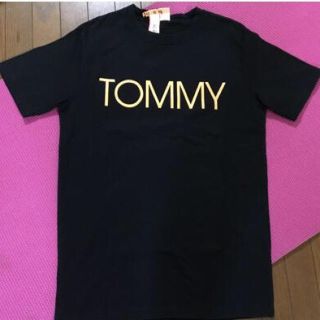 トミー(TOMMY)のTOMMY トミー Tシャツ  黒色、Sサイズ(Tシャツ/カットソー(半袖/袖なし))