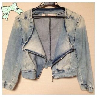 ザラ(ZARA)の【未使用】ZARAデニムライダース(ライダースジャケット)