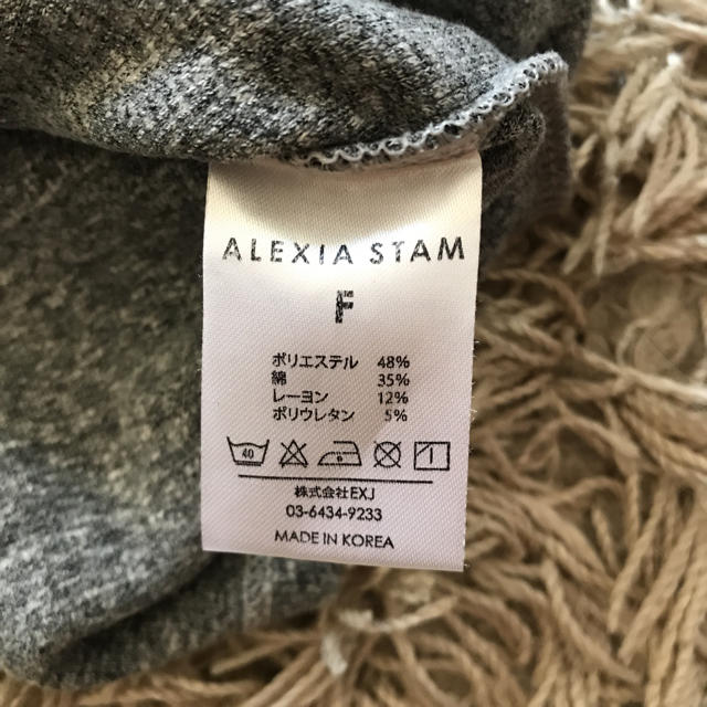 ALEXIA STAM(アリシアスタン)のALEXIASTAM トップス レディースのトップス(カットソー(半袖/袖なし))の商品写真